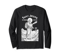 Disque Golf Player Funny Patron Saint Joseph de Cupertino Manche Longue