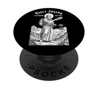 Disque Golf Player Funny Patron Saint Joseph de Cupertino PopSockets PopGrip Adhésif