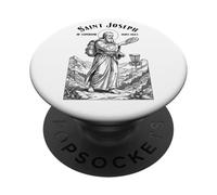 Disque Golf Player Funny Patron Saint Joseph de Cupertino PopSockets PopGrip Adhésif