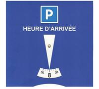 Disque Horaire Stationnement Parking Zone Bleue Heure Arrivée - 1386