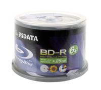 Disque imprimable ? jet d'encre blanc Ridata BD-R 6X 25 Go Blu-ray Media Pack de 50