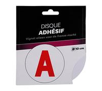 Turbocar - Disque A Voiture - Disque A Jeune conducteur Moto - A positionner à l'arrière du Deux Roues - Ø 10cm - A Apposer sur Le véhicule - Disque adhésif spécial Jeune conducteur