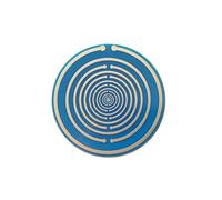 Disque Lakhovsky vitalité Disque polarisant MWO bobine Tesla 10 cm à 2 faces cuivre plaqué or, coeur en cire d'abeilles, rayonnement EMF augmentation champ vital - Disque énergétique héliquantix