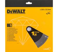 Disque laser matériaux de construction/béton 230x22,2 mm, hauteur segment 8,5 mm - DT3743-XJ - DEWALT