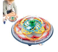 Disque lumineux, disque LED | Disque de musique rotatif - Jeux amusants et amusants de Noël, jeux de plein air qui brillent doucement dans l'obscurité, jouets pour