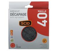 Disque maille auto-agrippant diamètre 125 mm - Grain 40 - Vendu par 5 - SCID
