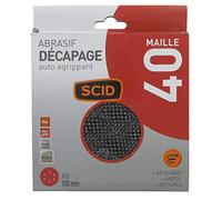 Disque maille - SCID - Diamètre 150 mm - auto-agrippant - Grain 40 x 2-80 x 4-120 x 4 - Vendu par 10
