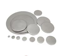 disque métallique, Disque en acier inoxydable de 7 à 80 mm, petite plaque d'acier ronde solide, disque circulaire en tôle, épaisseur 1,8 mm(23mm (15Pcs))