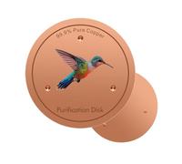 Disque Métallique pour Bain d'Oiseaux Nettoyante Eau