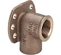 Viega Wall washer 106393 18 mm x Rp 2000 /2, bronze