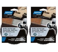 Disque Norton Decap Express Metal et Rouille, diamètre 125 (Lot de 2)