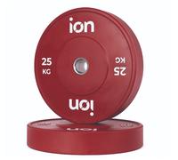 Disque Olympique Bumper Easy Grip ION fitness - 25kg