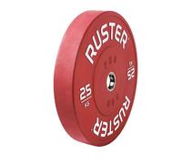 Disque Olympique Bumper Ruster PRO Couleur - 25