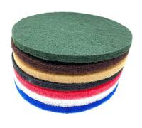 Disque pad pour sol - diamètre Ø330mm - monobrosse et autolaveuse (5, Bleu - Gros nettoyage)
