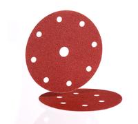 Disque papier velcro BW115 150mm 9 trous grains 120 boîte de 100 - HERMES - 6537828