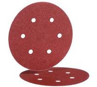 Disque papier Velcro BW115 de 150mm 6 trous grain 120 boîte de 100 - HERMES - 6381108 Noir G