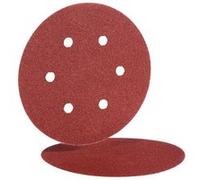 Disque papier Velcro BW115 de 150mm 6 trous grain 80 boîte de 50 - HERMES - 6381106 Noir G