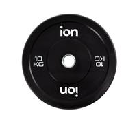 Disque pare-chocs olympique ION Fitness noir (1 unité) - 10kg
