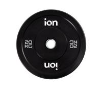Disque pare-chocs olympique ION Fitness noir (1 unité) - 20kg