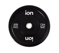 Disque pare-chocs olympique ION Fitness noir (1 unité) - 25kg