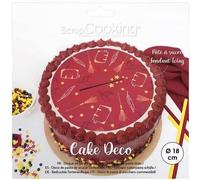 Disque pâte à sucre - SCRAPCOOKING - Thème Sorcier - Diamètre 18 cm
