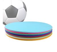 Disque Plat de Football - de marquage pour l'entraînement - d'entraînement d'agilité pour Football - Équipement d'entraînement avancé pour Joueurs - Disques en Plastique Robuste pour