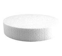 Disque polystyrène - Ø 20 cm - épaisseur 4 cm Blanc G