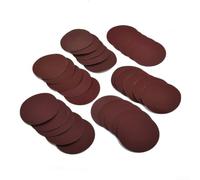 Disque Ponçage 4 Pouces Flocage Doux 6 Grains | Grains 320 à 1500, fixation rapide, pour idéal finition lisse, 30 assorties, diamètre 100mm