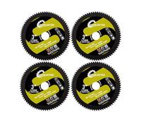 Disque pour Acier Rapide 75mm - 4Pièces Acier Disque pour Métal Doux Cuivre Aluminium Bois Plastique SANLEETEK