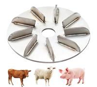 Disque Pour Éliminer Les Poils D'Animaux | Outil De Nettoyage Et D'Élimination à 9 Vitesses - Disque De Grattoir D'économie De Travail - Pour Soins Du Bétail, Des Coqs, Des Abattoirs