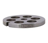 Disque pour hachoir électrique N°5 - 12 mm - REBER - Grille renforcée - Acier type C55