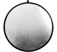 Disque Réflecteur Photographique Rond Pliable en Nylon Or Argenté