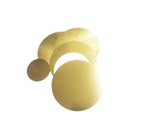 Disque rond en laiton for bricolage, métal, joint, feuille de, diamètre 10, 15, 20, 25, 30, 35, 40, 50 à 200 mm, épaisseur 0,5/0,8/1/1,5/2/3 Plaque ronde en laiton(Thickness 3.0mm,Dia 15mm 2Pcs)