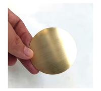 Disque rond en laiton H62, alliage de cuivre massif, à polir, haute dureté, bonne ductilité, aspect métallique brillant (Couleur : Diam. 50x3mm 2PCS)(Dia. 100x1mm 1pcs)