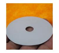 Disque rond en tôle d'or/chrome, 5 pièces, 60mm, 80mm, 100mm, disque métallique avec trous de 10mm, accessoires for couvercle de boîte de lustre(Chrome,40mm)