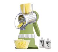 Disque rotatif manuel - Mouvement à manivelle pour fromage, chocolat, hachoir portable en acier inoxydable | Outil de cuisine pour restaurants, hôtels, appartements, dortoirs, Gractugs