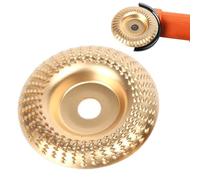 Disque Sculpture Bois - Disque Meule Râpe Rotative | DisquePonçage Meuleuse Angle Acier Carbone | Outil Façonnage Bois Accessoire Polissage Sculpture