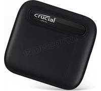 Disque SSD externe portable Crucial X6 CT500X6SSD9 500 Go Noir Noir G