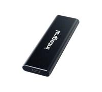 Integral INSSD2TPORT3.2SLIMX lecteur à circuits intégrés externe Technologie Thunderbolt 2 To USB Type-C 3.2 Gen 2 (3.1 Gen 2) Noir