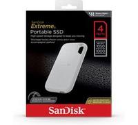Disque SSD externe SanDisk Extreme 4 To Blanc Blanc