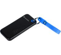 Disque SSD externe Verbatim Pocket - 128Go (Noir/Bleu)