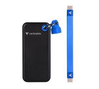 Disque SSD externe Verbatim Pocket - 128Go (Noir/Bleu)