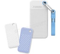 Disque SSD externe Verbatim Pocket - 1To (Blanc/Bleu)