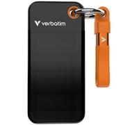 Disque SSD externe - VERBATIM - Pocket - 2 To - Noir / Orange