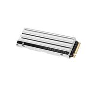 Disque SSD interne - MP600 ELITE 1TB Gen4 PCIe x4 NVMe M.2 SSD optimisé pour PS5 avec dissipateur LP - Blanc