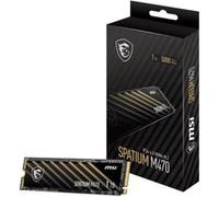 Disque SSD interne MSI SPATIUM M470 CI Express 4.0 3D NAND NVMe M.2 - 1 To Noir G