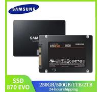 Disque SSD interne SAMSUNG 870 EVO 1 To 2 To 250 Go 500 Go Disque dur SATA3 2,5 pouces pour ordinateur portable et de bureau MLC