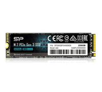 Disque SSD Interne - Silicon Power - P34A60 256Go - NVMe PCIe Gen3x4 M.2 Lecture Écriture 2200 1600 Mo/s