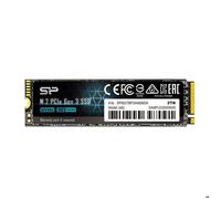 Disque SSD Interne - Silicon Power - P34A60 2To - NVMe PCIe Gen3x4 M.2 Lecture Écriture 2200 1600 Mo/s