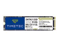 Disque SSD interne Timetec 512 Go 3D NAND SATA III 6 Gbit/s M.2 2280 NGFF 256 ToW Vitesse de lecture jusqu' 550 Mo/s Cache SLC Performance Boost